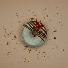 Load image into Gallery viewer, Carob drizzle raspberry dog doughnuts pack freeshipping - Queens of the Bone Age