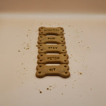 Load image into Gallery viewer, Sit, stay, fetch, walkies... dog reward bone biscuits freeshipping - Queens of the Bone Age
